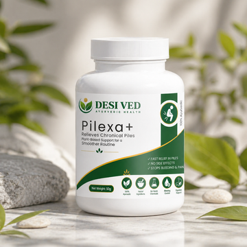 Desi ved Piles Care, 100% Ayurvedic Pilexo Plus, 30+ Years Expertise